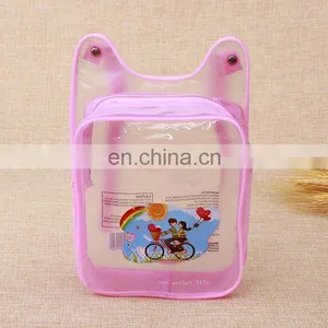 Best Price Clear Custom Shape Pvc Zipper Bags High Quality Zip Lock Pvc Plastic Bag With Cat Ear thumbnail-1