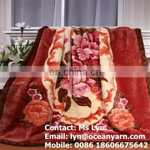 Cheap Super Soft 100% Polyester Blanket Packed Polyester Blanket 5kg thumbnail-1