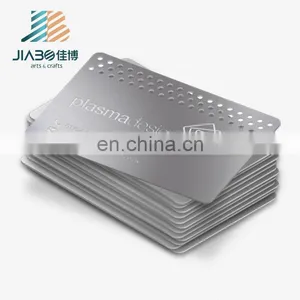 Jiabo Fashion Stainless Steel Custom Metal Visit Name Business Card thumbnail-1