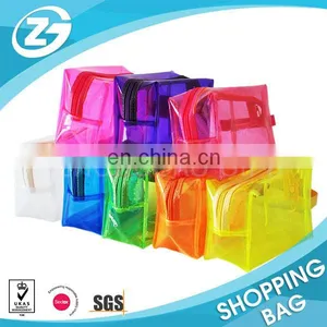 Basic Plastic Clear PVC Grooming Travel Bag thumbnail-1