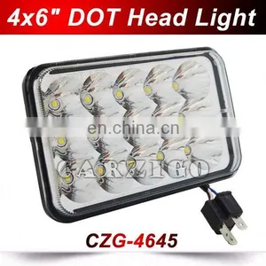 DOT CZG-4645 Long Warranty 6X4inch 45w LED Head Lamp From Carzigo Factory thumbnail-1