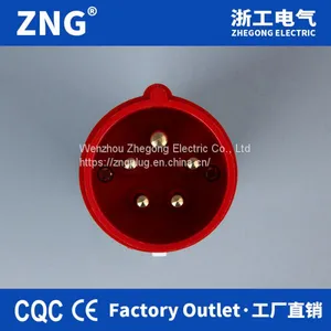 Three Phases 5 Pin 400V 32a Industrial Plug Ip44 thumbnail-2