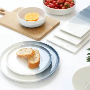 Dinnerware Attractive Grey Wedding Cheap Bulk Ceramic Charger Plates thumbnail-1