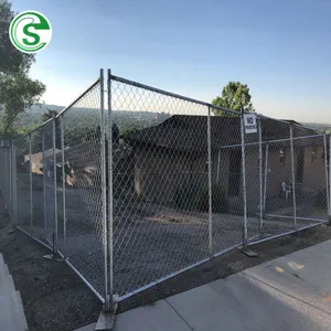 Warehouse Chain Link Fencing Cheap Temporary Fence Panel for Sale thumbnail-1
