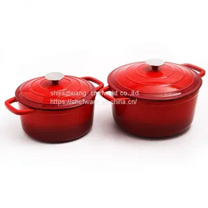 Enamel Cast Iron Dutch Oven Casserole Cast Iron Casserole thumbnail-3