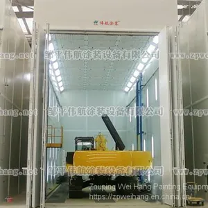 Large Industrial Machinery Spray Paint Room thumbnail-1