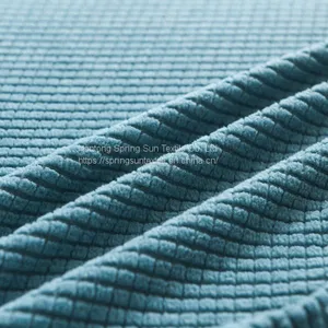 Turquoise Velvet Stretch Dining Room Chair Covers Soft Removable Dining Chair Slipcover thumbnail-2