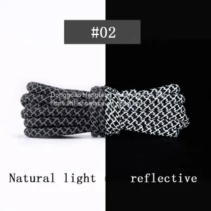 Custom Fashion Polyester Quality Cheap Wholesale Shoelaces Reflective Fashion Shoelace thumbnail-4