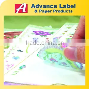 Custom Pvc Butter Paper Vellum Sticker thumbnail-1