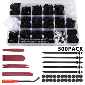 Plastic Clip Fasteners for Car, Auto Fasteners Screw Kit Set Tool thumbnail-2