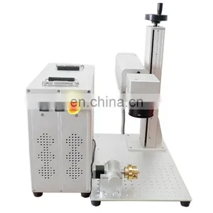 Outstanding Pet Bottles Recycle Polyester Staple Fiber Making Machine Mini Fiber Laser Marking Machine 20w thumbnail-1