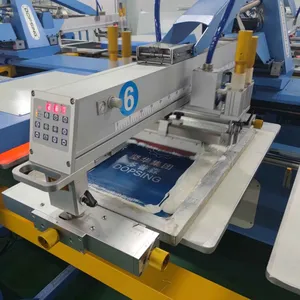 China Factory T Shirt Oval Screen Printing Machine t- Shirts Silk Screen Printer Printing Equipment thumbnail-3