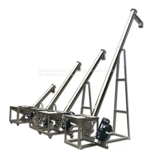 Chicken Feed Cement Mixing Spiral Auger Screw Conveyor Machine thumbnail-2