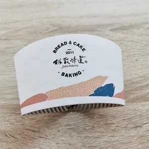 Recyclable Disposable Corrugated Paper Hot Drink Cup Holder thumbnail-1