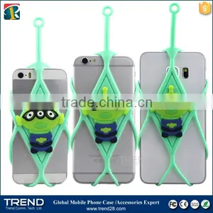 for Apple Iphone Hanging Neck Silicone Bumper Case, Mobile Phone Case With Popular 3d Images thumbnail-5