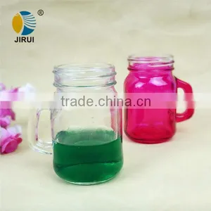 Small Glass Handle Jar 4oz Made in China thumbnail-1