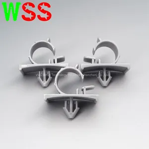 China Manufacturer Plug Mount Cable Clamp Plastic Round Cable Clamp Nylon Round Cable Clip thumbnail-1