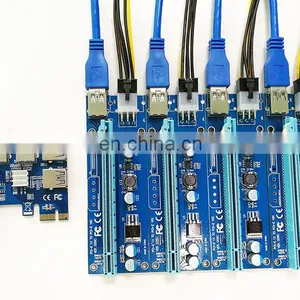Pci-e To Pci-e Adapter 1 Turn 4 Pci-express Slot 1x To 16x Usb 3.0 Special Riser Card Extender Pcie Converter Pcie 1 To 4 thumbnail-5