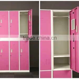 Color 6 Door Steel Cabinet 6 Tie Storage Locker School Customized Locker thumbnail-4