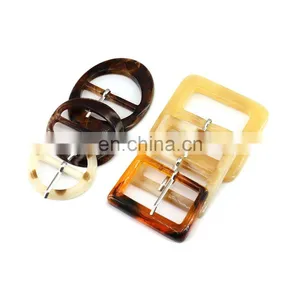 Wholesale Fashion Exquisite Distinctive Charming Resin Pin Roller Buckle Belt Buckle For Dress Garments thumbnail-1