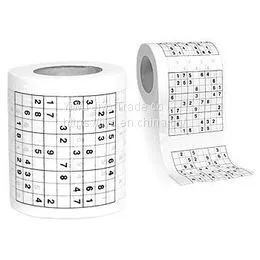 Custom Black Printed Toilet Paper thumbnail-2
