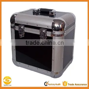 Black Aluminum LP Flight Case to Hold 80pcs LP,custom Make Locking Aluminum LP Record Carry Case,black Aluminum dj Flight Case thumbnail-1