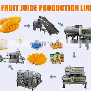 China Full- Auto Industrial Mango Juice Jam Mango Juice Processing Machine thumbnail-2