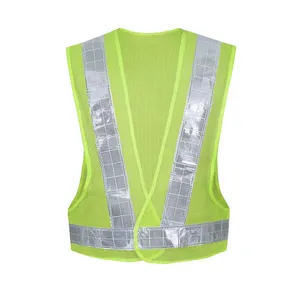 Safety Vest With High Visibility and Reflective Safety Vest, Men's and Women's Work Vests With Reflective Strips thumbnail-3