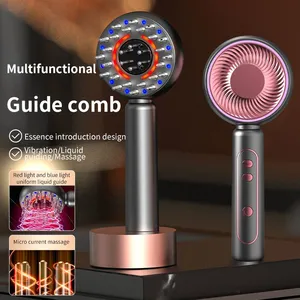 Micro-Current Red Light Therapy Scalp Massage Comb Multi-Purpose Vibrating Hair Care Styling Beauty Personal Care Device thumbnail-1