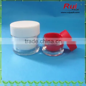 Cosmetic Plastic Cream Jar Sample Packaging,double Layer Skin Care Cream Jar thumbnail-1