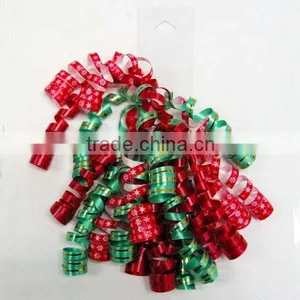 Transparent Poly Ribbon Curly Bow With Printing thumbnail-5