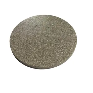 1 Pc Round Titanium Powder Sintered Plates Gas Distribution Conditioning System Air Stratification Filter Porous Titanium Plate 50μm thumbnail-2