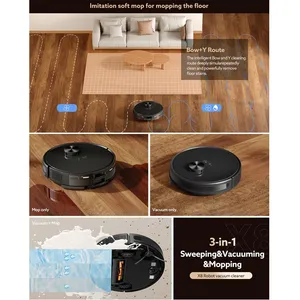 PUREROBO X8-Robot Vacuum Cleaner With APP & Remote Control 3 In 1 Wet Dry Mopping & Sweeping & Vacuum Dust 360°detection Lidar Sensor thumbnail-5