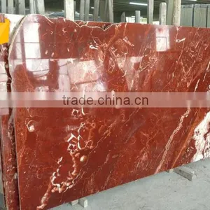 Top Quality Natural Polished French Red Indoor Flooring Marble Slab thumbnail-2