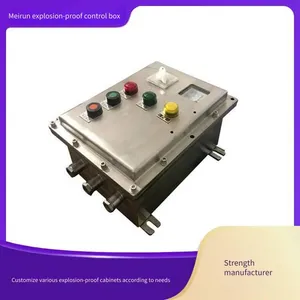 Dust-proof, Moisture-proof and Explosion-proof Box. Special Explosion-proof Control Cabinet for Chemical Industry. Essential Power Distribution Equipment for Gas Station Safety thumbnail-2