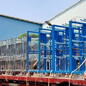500kg Capacity Nestable Roll Cage Trolley With Castors for Logistics Storage thumbnail-5