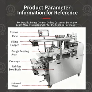 Full Automatic Dough Filling Shaping BZ-001 Bun Forming Machine Bun Maker to Simplify Whole Bun Making Process thumbnail-2