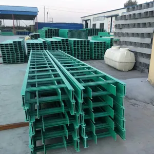 Fiberglass GRP Ladder Cable Tray Modular Assembly For Corrosive Working Environment thumbnail-2