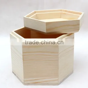 Empty Wood Gift Box , Tea Storage Wood Box thumbnail-4