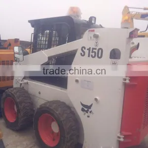 Used American Made Wheel Loader Bobcat S150 Mini Loader thumbnail-2