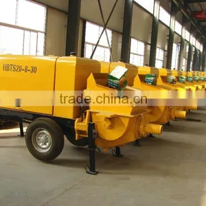 Concrete Pump And Mixer Cement Pumping Equipment Trailer Mounted Cement Mixer thumbnail-1