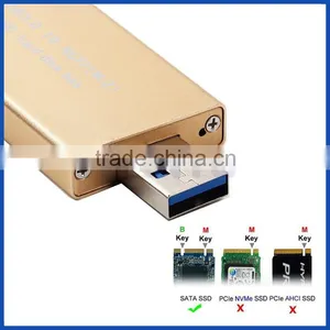 External USB3.0 to 2230/2242mm M.2 NGFF SSD Enclosure Storage Case thumbnail-2