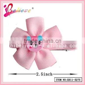 2015 Chinese Fashion Jewelry Ribbon Flower Hair Clip,make Fabric Flower Hair Clips thumbnail-4