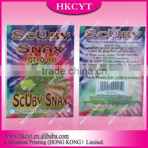 High Quality Plastic Package Bag for Spice/various Style Herbal Incense Zipper Bag thumbnail-5
