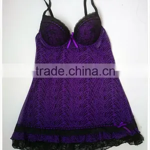 Sexy Animal Printed Lingerie, Lace Lingerie thumbnail-4