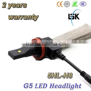Hot Sell !!! G5 Trade Assurance Led Auto h8 Headlght Waterproof With White Colors 6500k thumbnail-2