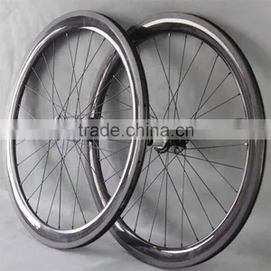 Tuleless Carbon Wheelset Disc Hub Wheels 50mm Clincher Road thumbnail-5