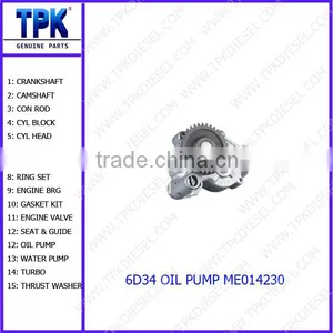 L2E,L3E,K4M,K3M,K4E,K4F Engine Parts Oil Pump thumbnail-4