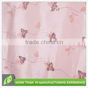 Upholstery Curtain Transparent Fashion Pink Elegant Living Room Curtain thumbnail-3