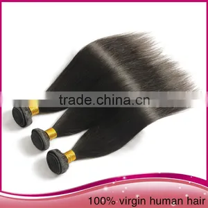 European Virgin Hair Extensions Virgin Indian Hair Straight 100%Malaysian Straight Virgin Hair thumbnail-2